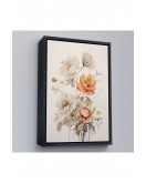 Çerçeveli Soft Çiçekler Tablo-8035