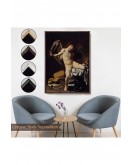 Çerçeveli Caravaggio - Aşk Meleği/Tanrısı Victor Tablo - Cupid As Victor-8060