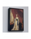 Çerçeveli Franz Xaver Winterhalter - Kraliçe Victoria Tablosu - Queen Victoria-8039