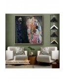 Çerçeveli Gustav Klimt – Ölüm Ve Yaşam Tablosu-8341