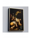 Çerçeveli Caravaggio - Aziz Petrus'Un Çarmıha Gerilmesi Tablosu - Crucifixion Of Saint Peter-8106