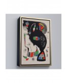 Çerçeveli Joan Miro - 42 Rue Blomet Tablo-8048