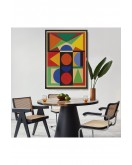 Çerçeveli Auguste Herbin - Mücevher Tablosu - Bijou-8080