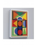 Çerçeveli Auguste Herbin - Mücevher Tablosu - Bijou-8080