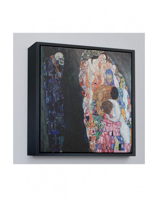 Çerçeveli Gustav Klimt – Ölüm Ve Yaşam Tablosu-8341