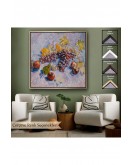 Çerçeveli Vincent Van Gogh Üzüm Limon Armut Ve Elmalar Tablo-8360