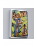 Çerçeveli Ernst Ludwig Kirchner - Okçular Tablosu - Archers-8064