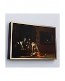 Çerçeveli Vaftizci Yahya'Nın Kesilmesi Tablo-Caravaggio-The Beheading Of St John The Baptist-7139