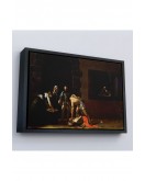 Çerçeveli Vaftizci Yahya'Nın Kesilmesi Tablo-Caravaggio-The Beheading Of St John The Baptist-7139