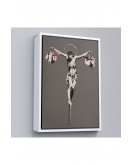 Çerçeveli Alışveriş Torbalı İsa Tablosu - Christ With Shopping Bags-8094