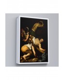 Çerçeveli Caravaggio - Aziz Petrus'Un Çarmıha Gerilmesi Tablosu - Crucifixion Of Saint Peter-8106