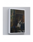 Çerçeveli Johannes Vermeer - Katolik İnancının Alegorisi Tablo- Allegory Of The Catholic Faith-8057