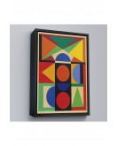 Çerçeveli Auguste Herbin - Mücevher Tablosu - Bijou-8080
