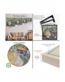 Çerçeveli Gustav Klimt Baby Cradle - Bebek Beşiği Tablosu-8313