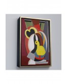 Çerçeveli Auguste Herbin - Soyut Sanat Kompozisyon Tablosu-8102