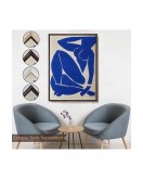 Çerçeveli Henri Matisse - Blue Nude Tablo-8082