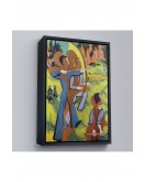 Çerçeveli Ernst Ludwig Kirchner - Okçular Tablosu - Archers-8064