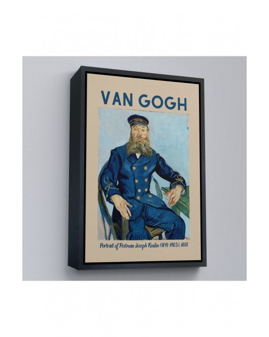 Çerçeveli Vincent Van Gogh – Postacı Joseph Roulin’İn Portresi Tablo-8051