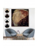 Çerçeveli Gustav Klimt Danae Tablosu-8340