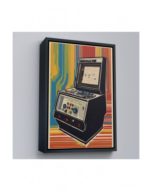Çerçeveli Atari Vintage Klasik Model Tablosu-8068