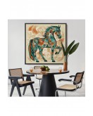 Çerçeveli Picasso Tarzı Renkli Tablosu-8301