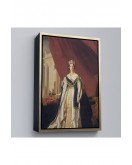 Çerçeveli Franz Xaver Winterhalter - Kraliçe Victoria Tablosu - Queen Victoria-8039