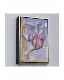 Çerçeveli Pablo Picasso - Plaj Topu İle Yıkanıyor Tablosu - Pablo Picasso Bather With Beachball-8076
