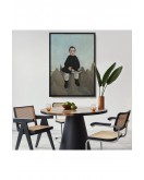 Çerçeveli Henri Rousseau - Kayaların Üzerindeki Çocuk Tablosu - Boy On The Rocks-8083