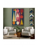 Çerçeveli Auguste Herbin - Dimanche Tablo-8111