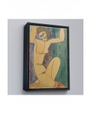 Çerçeveli Amedeo Modigliani - Cariatide Tablo-8089