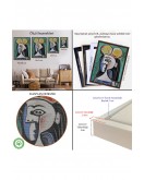Çerçeveli Pablo Picasso - Jaqueline Roque Portre Tablosu-8087