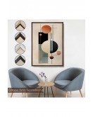 Çerçeveli Dekoratif Soyut Tablo-8011