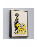 Çerçeveli Augustus Jansson - Queen City Mürekkep Tablo-8072