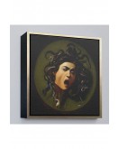 Çerçeveli Caravaggio - Medusa Tablosu-8350