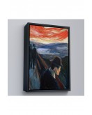 Çerçeveli Edvard Munch - Çaresizlik Tablosu - Despair-8108