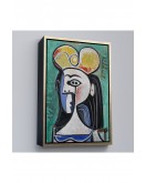 Çerçeveli Pablo Picasso - Jaqueline Roque Portre Tablosu-8087