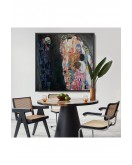 Çerçeveli Gustav Klimt – Ölüm Ve Yaşam Tablosu-8341