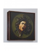 Çerçeveli Caravaggio - Medusa Tablosu-8350