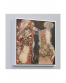 Çerçeveli Gustav Klimt - Die Braut Unvollende Tablosu-8339