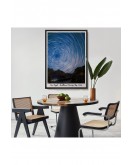 Çerçeveli Vincent Van Gogh - Parlak Yıldızlı Gökyüzü Tablo - Brillant Starry Sky-8049