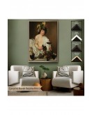 Çerçeveli Caravaggio - Bacchus Tablo-8074