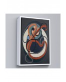 Çerçeveli Auguste Herbin - Soyut Sanat Tablosu-8098