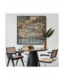 Çerçeveli Gustav Klimt Garda Denizi Tablosu - Malcesine Am Gardasee-8344