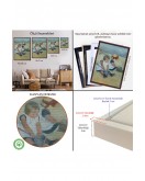 Çerçeveli Mary Cassatt - Sahilde Oynayan Çocuklar Tablo-8092