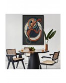 Çerçeveli Auguste Herbin - Soyut Sanat Tablosu-8098