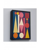 Çerçeveli Auguste Herbin - Dimanche Tablo-8111