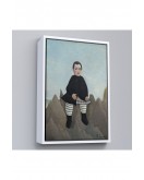 Çerçeveli Henri Rousseau - Kayaların Üzerindeki Çocuk Tablosu - Boy On The Rocks-8083