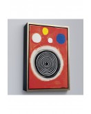 Çerçeveli Alexander Calder - Eşmerkezli Bulutsu Tablo - Concentric Nebula-8103