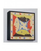 Çerçeveli Pablo Picasso, Dörtlü Yüzler Tablosu-8348