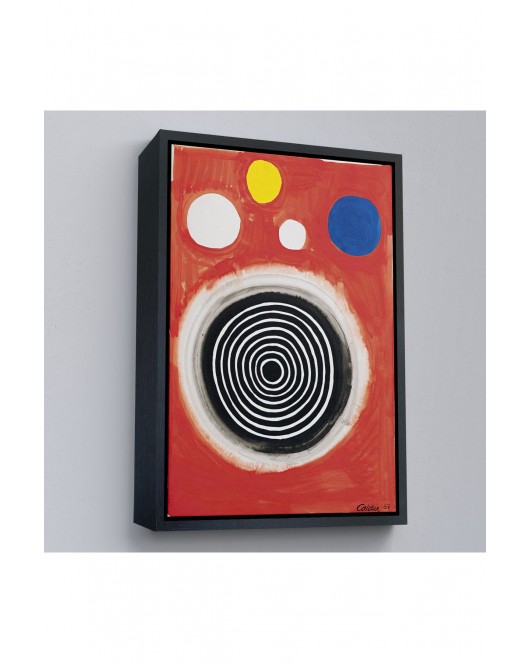 Çerçeveli Alexander Calder - Eşmerkezli Bulutsu Tablo - Concentric Nebula-8103